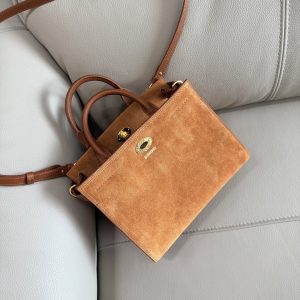 Réplica Burberry Cotswolds Tote de Calidad Espejo y Cuero Legítimo 1155193899 - front view