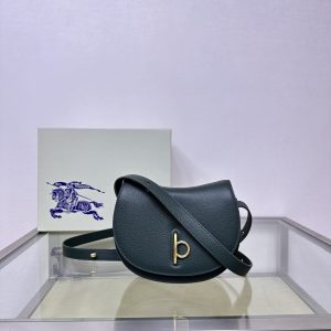 Burberry Bolso de Hombro con Insignia EKD - Réplica 1:1 de Alta Gama en Piel Auténtica 1153851274 - front view