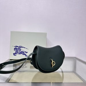 Burberry Bolso de Hombro con Insignia EKD - Réplica 1:1 de Alta Gama en Piel Auténtica 1153851274 - side view