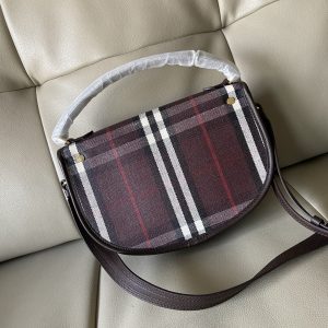 Réplica Burberry P520 Highlands Bandolera 1:1, Calidad Espejo y Envío Rápido 1155438388 - side view