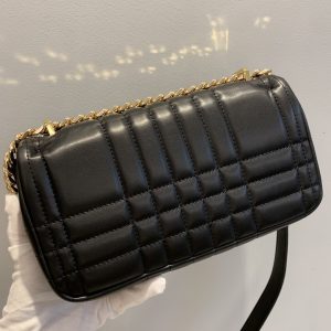 Burberry Lola Bag Réplica 1:1 de Lujo con Cadena de Acero y Cuero Auténtico 1157252906 - side view
